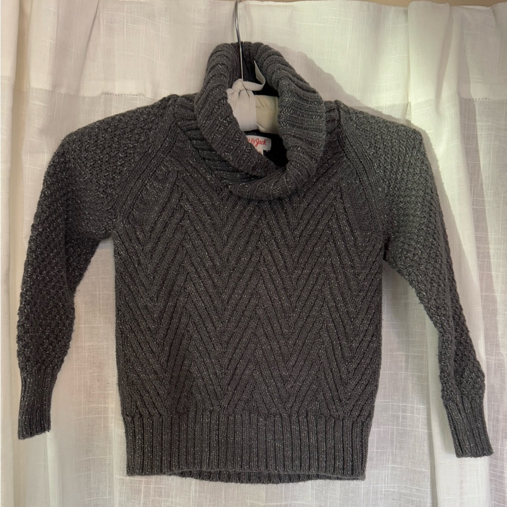 Cat & Jack Kids Gray Sweater XS 4/5